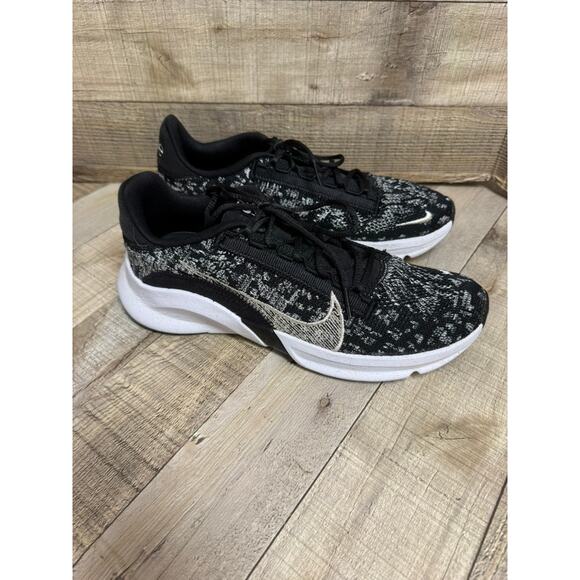 Nike SuperRep Go 3 Flyknit Next Nature Black Women's Size 9 - Picture 2 of 8